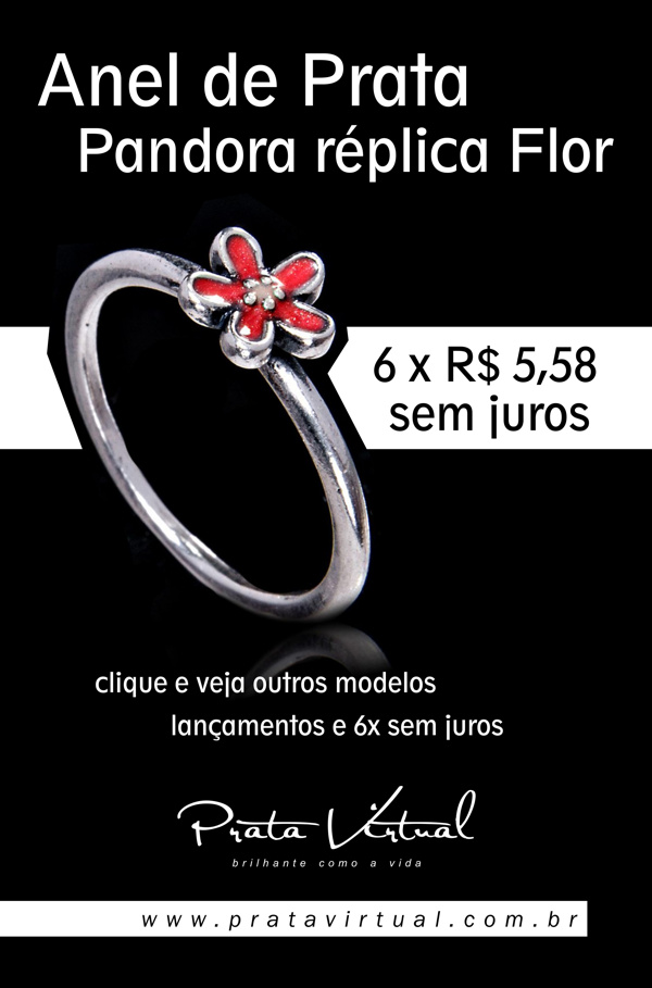 Anel Prata Pandora