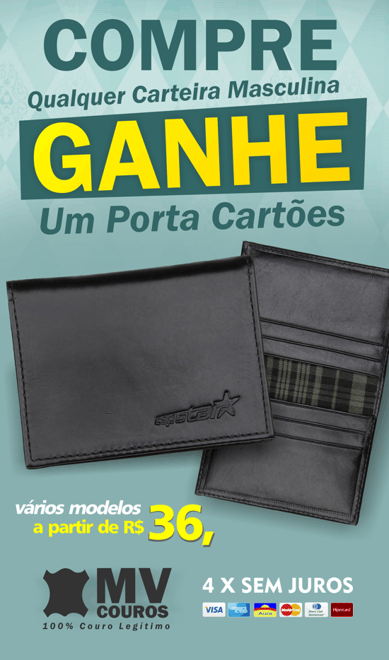 Ganhe Porta Cartao